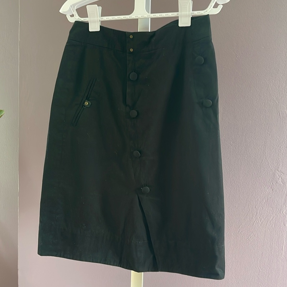 Leifsdottir size 0 A-line pencil knee length skirt from Anthropologie